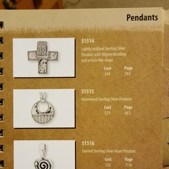 Silpada Sterling Silver Filagree Cross Pendant - Picture 6 of 6